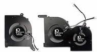 BestParts CPU+GPU Cooling Fan Replacement for MSI GS66 (Intel 10th Gen), Creator 15 (Intel 10th Gen)