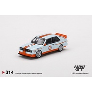 MINI GT BMW M3 (E30) Gulf  LHD version only  [ USA EXCLUSIVE PRODUCT ]