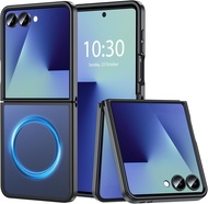 Ốp cho Samsung Galaxy Z Flip 7 ốp bảo vệ chống sốc mờ mờ chống vân tay Ốp điện thoại có nam châm [Tư