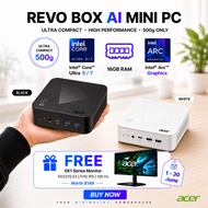 [Free Monitor] [New 2026][Intel® Core™ Ultra 5/7] Acer Revo Box AI MiniPC Copilot+ PC RB102 16GB RAM