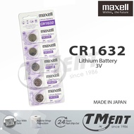 CR1632 MAXELL GENUINE JAPAN 3V LITHIUM BATTERY cr 1632 cr1632 car remote control