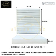PROTON INSPIRA / MIT. LANCER '07 / ASX / OUTLANDER CABIN AIR FILTER ( PC ) CW758277 / 7803A004