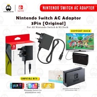 NINTENDO SWITCH V1 V2 SWITCH LITE SWITCH OLED AC CHARGER ADAPTER CHARGER Plug UK Fast Charging Power [ORIGINAL[