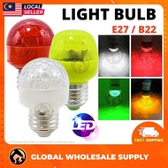 5W E27 / B22 LED Colour Bulb White / Yellow / Green / Red Lampu Restaurant Kedai Makan Lampu Raya LE