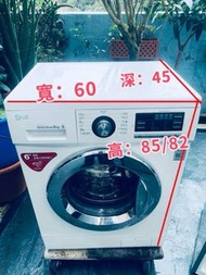洗衣機 LG 樂金 前置式可櫃底/嵌入式安裝 (6kg, 1000轉/分鐘) WF-N1006MW #二手電器 #大減價 #香港網店 #香港二手 #雪櫃 #洗衣機 貨到付款