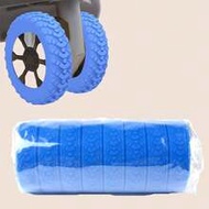 8pcs Universal Luggage Wheel Protector Covers, Shock Absorbing Pads, Luggage Wheel Noise Reduction M
