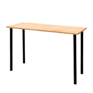 โต๊ะทำงาน โต๊ะคอมพิวเตอร์ โต๊ะออฟฟิศ หนา 2 cm. กว้าง 50 cm. ยาว 110 - 160cm. ไม้พาราแท้ พร้อมขา IKEA