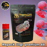 10gr pelet ikan louhan ikan lohan PREMIUM 88 | repack makanan ikan predator | pakan ikan BISA COD