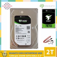 SEAGATE EXOS 7E10 2TB ST2000NM017B ENTERPRISE 3.5 HDD 7200rpm 256MB Cache SATA 6Gb/s Air Internal Ha
