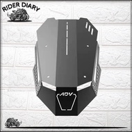 บังลม adv ADV150/160 ทรงเตี้ย ของแต่งHonda งานอลูมิเนียม แต่งรถต้องมี