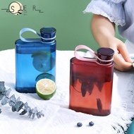 SUEREN Water Bottle, Flat Shape Large Capacity Sport Bottle, Fashion Plastic Water Cup