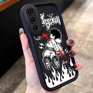 Casing hp for Samsung A17 4G A17 5G M17 5G F17 5G Case manga style sahonen silicone protection Cesin