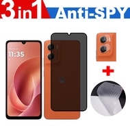 Privacy Shockproof Screen Protector Film For Moto G06 4G 5G Edge 60 Stylus 50 Neo Fusion Pro Moto G5