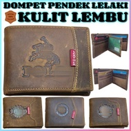 DOMPET PENDEK 100% Kulit Lembu Dompet Lelak🔥KUALITI BAIK🔥100%KULIT LEMBU DOMPET PENDEK HADIAH BAPA