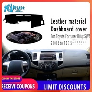 sale cod for Toyota Fortuner Hilux SW4 2005~2015 Insulated dashboard cover pad leather car accessori