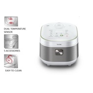 Tefal Healthy &amp; Tasty Plus Induction Fuzzy Logic Rice Cooker 1.5L RK8621- Low GI, 12 Programmes, Removeable Lid, 8 cups