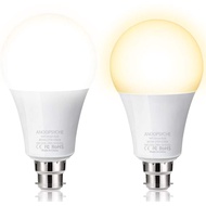 WiFi Smart Bulb ANOOPSYCHE Alexa Light Lighting No Hub Requried, B22 Bayonet LED Bulb Compatible wit