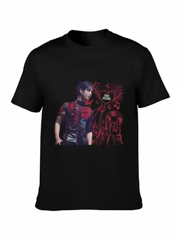 Han Jisung Vintage Tee Kpop Fan Gift Limited Edition Unisex Tshirt Cute Fan Merchandise Korean Pop S