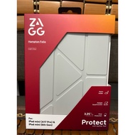 Zagg Hampton Folio Case iPad Mini 7 (A17 Pro) 2024 iPad Mini 6th Gen Flip Cover/