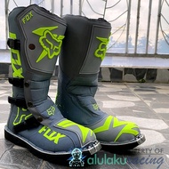 Motocross MX Gen II Fullprint Trail Boots with Front Protector for Adventure Boots - 009