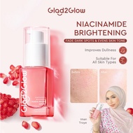 Glad2Glow 2Pcs 2 In 1 Brightening Set - Niacinamide Serum 17mI/377 DARK SPOT SERUM Serum/Peach Retin