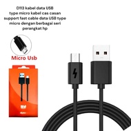 D113 MICRO USB FAST CHARGING TYPE DATA CABLE SUPPORT TYPE DATA CABLE SUPER FAST CHARGING CHARGER CAB