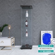 Wine Cabinet Toy Garage Kit Cabinet Ikea Same Transparent Glass Cabinet Floor Display Cabinet Household Light Luxury Mod
