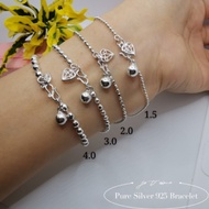 Pure Silver 925 Bracelet /Gelang tangan 925 perempuan