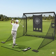 BCH365 ตาข่ายฝึกซ้อมกอล์ฟ ตาข่ายไดร์ฟกอล์ฟ รุ่น ProNET-U ตีหัวไม้ Driver ได้ ขนาด 3x2.1x2.4เมตร