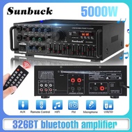 Sunbuck Amplifier Bluetooth Mixer Amplifier Power Amplifier Stereo Amplifier Karaoke Bass Amplifier 