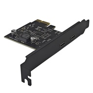 JMT USB 3.2 Expansion Card GEN1 Adapter 5Gbps Type-C Reversible UPD720202 Host Controller Adapter Su