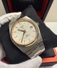 TISSOT  PRX 自動 機械 玫瑰金 帶盒 未拆膜