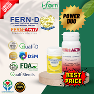 FERN ACTIV - MULTIVITAMINS I-Fern Original Product (60’s Capsule) + FERN D VITAMIN D3 1000IU COMBO SET LOWEST PRICE