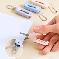 Morandi Color Mini Foldable Scissors Student Creative Portable Safety Scissors