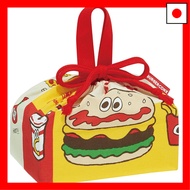 【Direct From Japan】Skater Children's Lunch Box Drawstring Bag Burger Conks Friends Made in Japan KB7