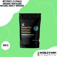 BetterFly x1 Frass Fertiliser (800g) , Natural Insect-Derived Organic Fertilizer for Garden
