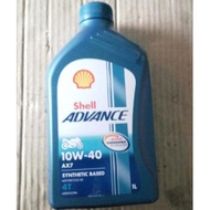 Shell Engine Oil ADVANCE 10W-40 AX7 SYNTHETIC BASED 4T ( 1 Liter )