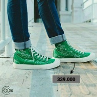 SEPATU PRIA LOKAL CAMPES SEPATU RAKYAT GREEN