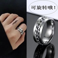 Rotatable Ring Men's Trendy Cool Style Unique October 31 Rings for Beer Bottles Hip-Hop Chains for B