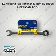 AMERICAN TOOL 8958925 Wrench 13mm Ratchet Wrench 13mm Ratcheting Combination Wrench