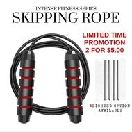 🔥SG 2 for $6.00🔥 High Quality Adjustable Skipping Rope Jump Rope for Fitness Exercise Slimming Tool Gym