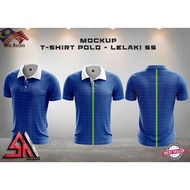 Mockup Baju T'Shirt - Polo (Lelaki SS)