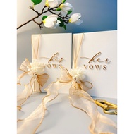 Wedding Vows card model 48- Luxurious embossed card for wedding vows |SHI1990