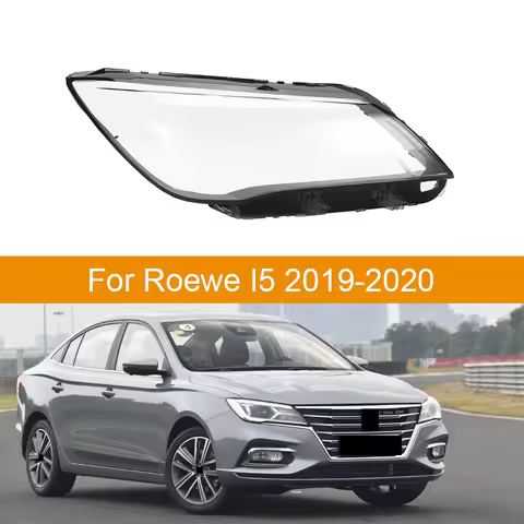 For MG 5 Roewe I5 Ei5 2019 2020 Headlamp Cover Transparent Lampshade Lamp Shade Headlight Shell