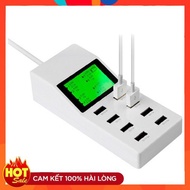 YC-CDA6 40W 8-Port USB Charging Socket with LCD display screen