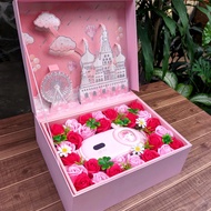 Flower Box Gift Box QUA15 Meaningful Gifts for March 8, Birthdays, Valentine's Day, Holidays