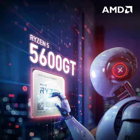 NEW AMD Ryzen 5 5600GT 6-Core 12-Thread Processor PCIe 3.0 Socket AM4 7NM R5 5600GT 3.6GHz 65W L3=16