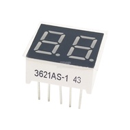 0.36-Inch Co-Yin/Co-Yang 2-Digit Red Yellow Green Blue White Light Digital Tube 3621AS 3621BS 3261BS