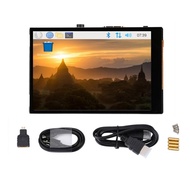 ใหม่ 3.5 นิ้วหน้าจอสัมผัสแบบ Capacitive จอแสดงผล LCD HDMI สําหรับ Raspberry Pi 4B 3B + AIDA64 PC Mon