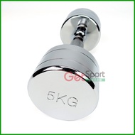 Electroplating Dumbbells 5kg (Diamond Bar Core) (1 Piece) (5kg Dumbbells)